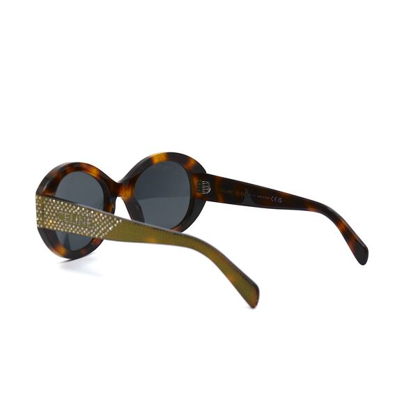 NEW CELINE CL4240IS 53A HAVANA WITH GOLD EMBELLISHMENT SUNGLASSES AUTHENTIC - Picture 6 of 10